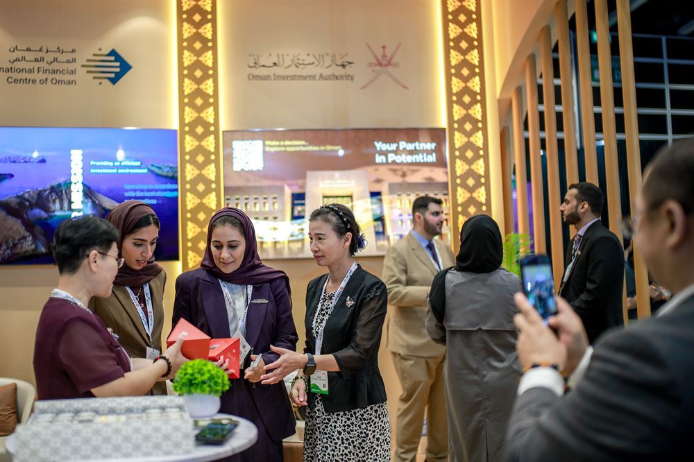 TISEZA engagement at the Oman Investment Authority pavilion
